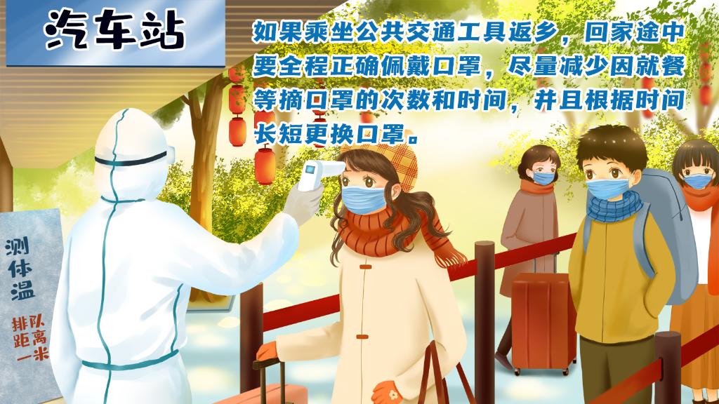 春運進行時，人在旅途如何做好防護？
