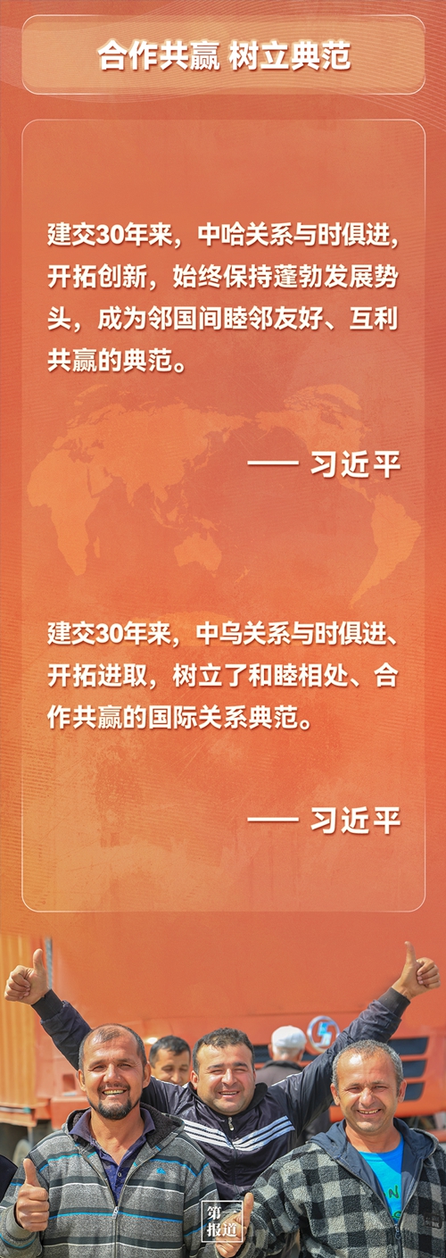 第一報(bào)道 | 建交三十年，習(xí)主席這樣評(píng)價(jià)與中亞五國(guó)關(guān)系