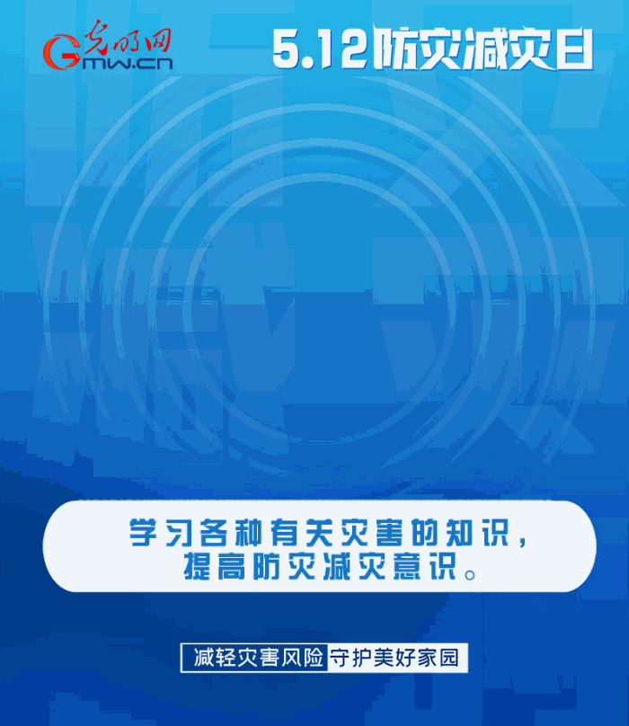 【動(dòng)態(tài)海報(bào)】減輕災(zāi)害風(fēng)險(xiǎn)，從這10個(gè)字開始