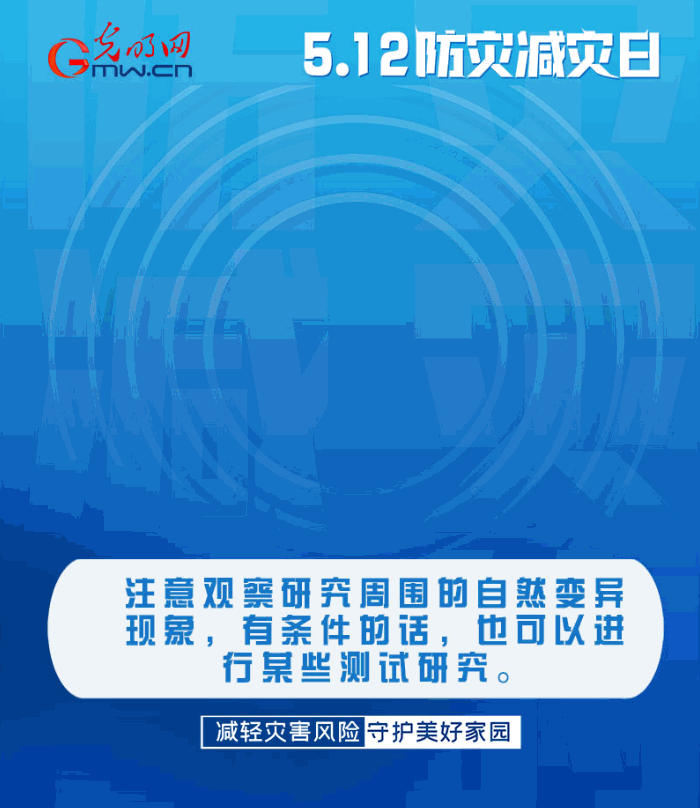 【動(dòng)態(tài)海報(bào)】減輕災(zāi)害風(fēng)險(xiǎn)，從這10個(gè)字開始