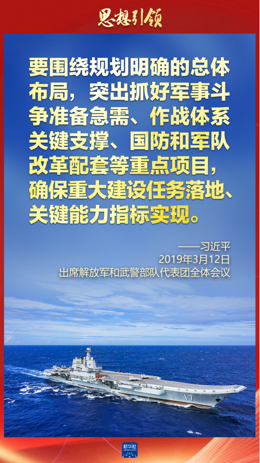 思想引領｜兩會上，習主席這樣談強軍之路
