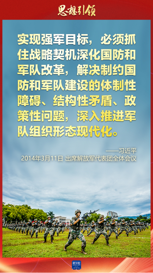 思想引領｜兩會上，習主席這樣談強軍之路
