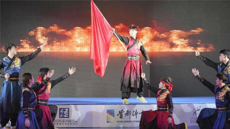 圖為“華夏風 功夫情”演出場景，中國駐阿聯(lián)酋大使館供圖