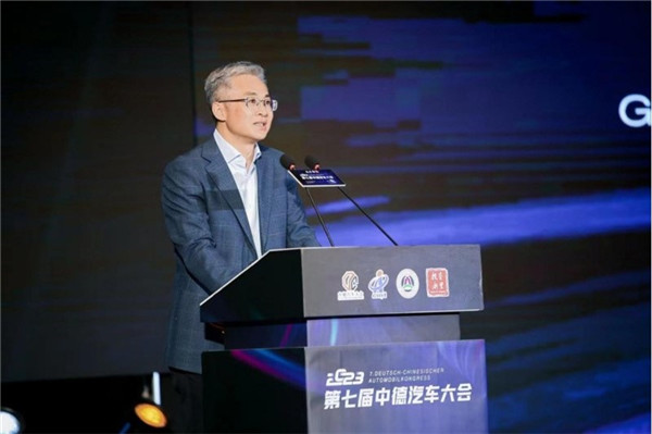 嘉興市人民政府市長李軍致辭。主辦方供圖