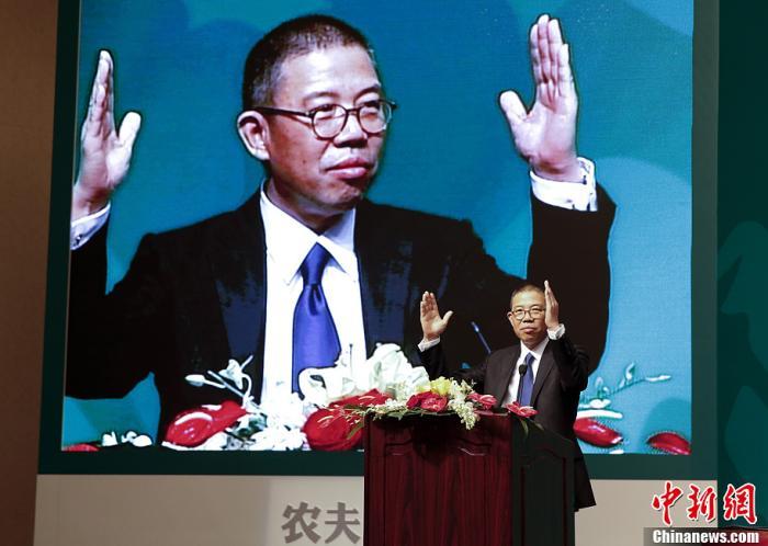 資料圖：農(nóng)夫山泉創(chuàng)始人鐘睒睒。 <a target='_blank' href='/'><p  align=