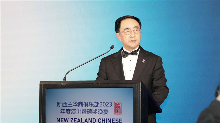 新西蘭華商聯(lián)合總會(huì)主席楊健。攝影：張凱