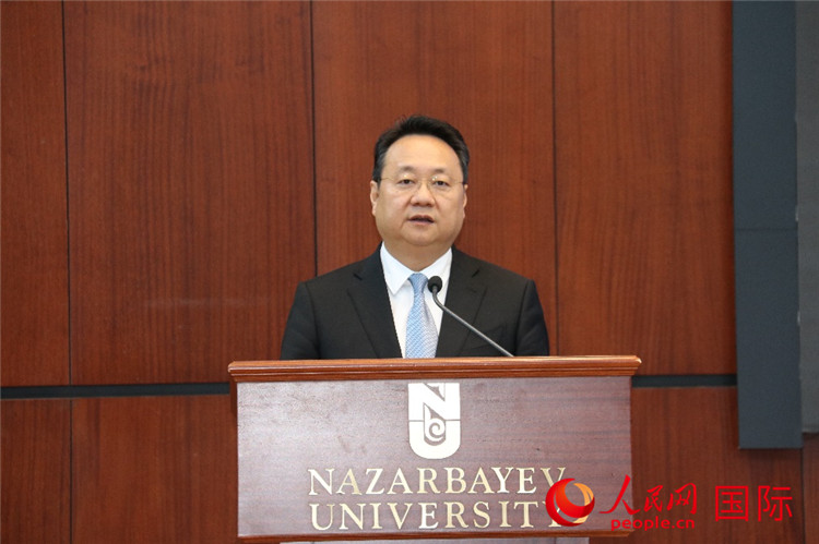 中共中央宣傳部副部長(zhǎng)王綱致辭。人民網(wǎng)記者 李強(qiáng)攝