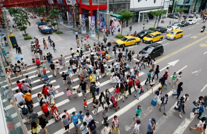 圖為信義商圈。圖片來源：臺灣“中時(shí)新聞網(wǎng)”。