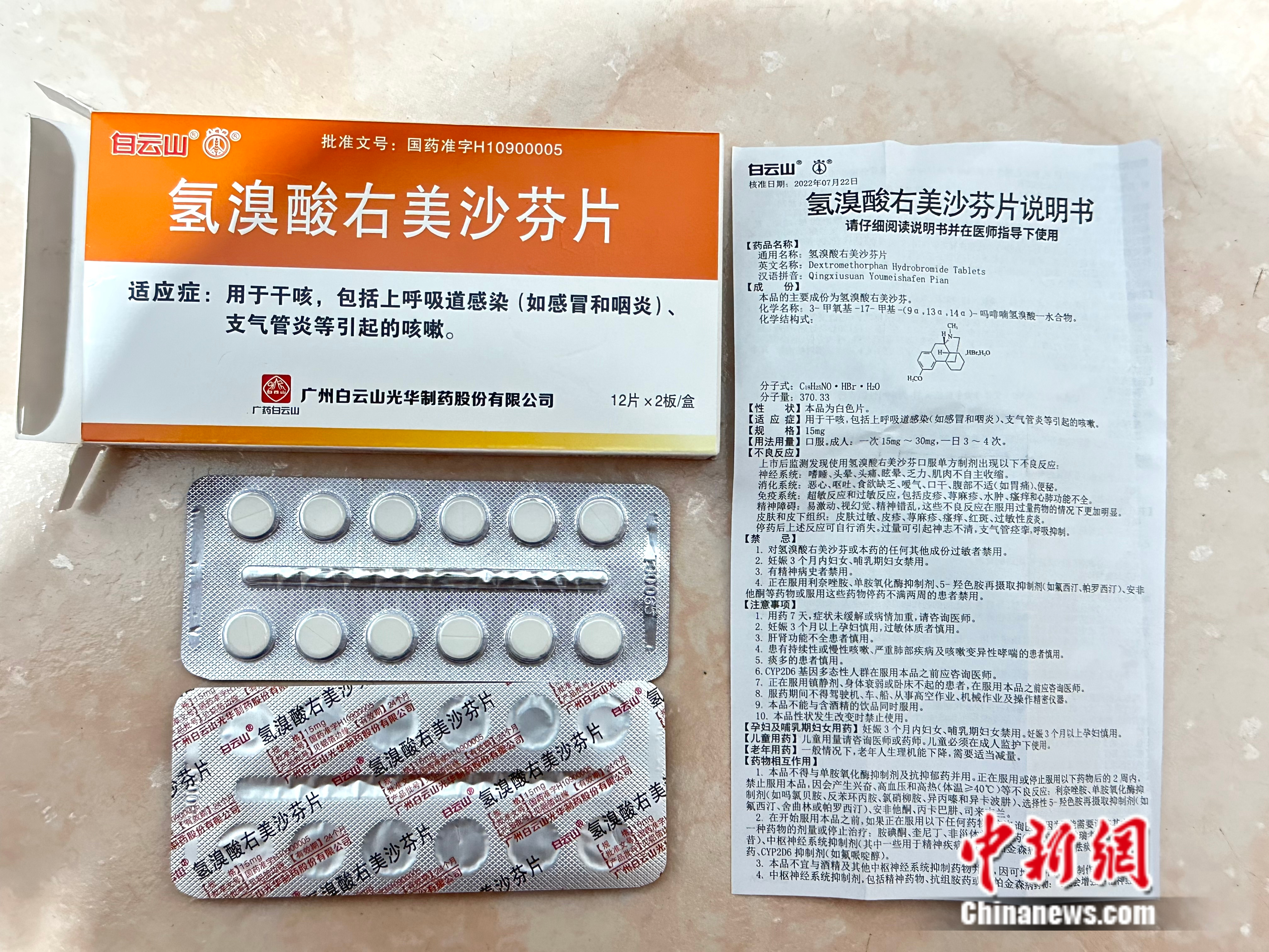 右美沙芬。受訪者供圖