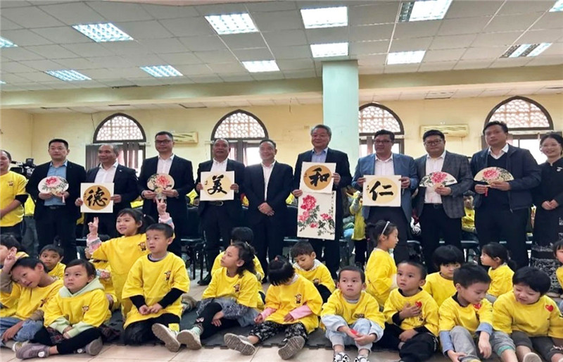 圖為2023“中華文化大樂園—埃及開羅營”閉幕式活動現(xiàn)場。主辦方供圖