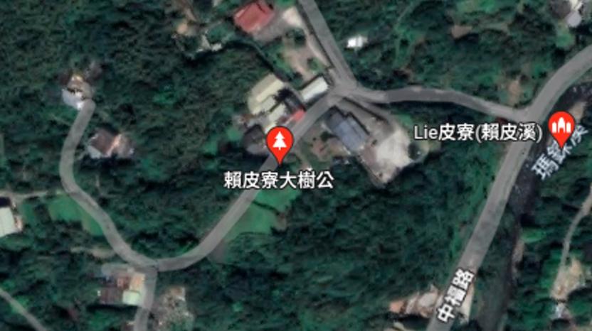 谷歌地圖截圖。圖片來源：臺灣《中國時(shí)報(bào)》