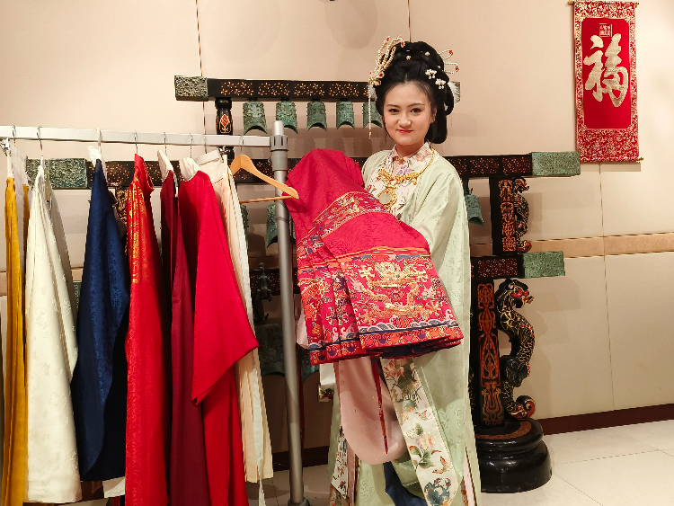 馬耳他中國文化中心的漢服展示。馬耳他中國文化中心供圖