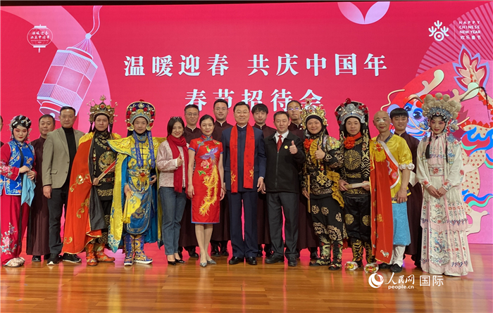 當地時間2月5日晚，中國駐美國大使館舉辦僑學界專場春節(jié)招待會。 人民網記者 李志偉攝