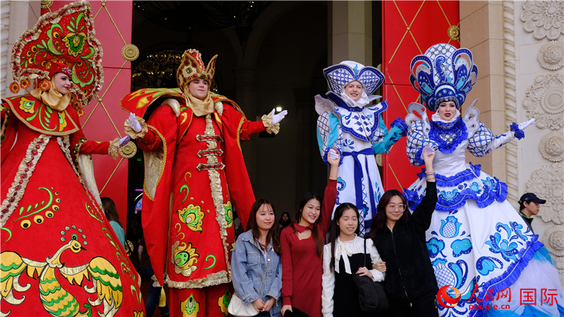 北京展覽館舉辦首屆俄羅斯“謝肉節(jié)”慶?；顒?。人民網 褚夢琦攝