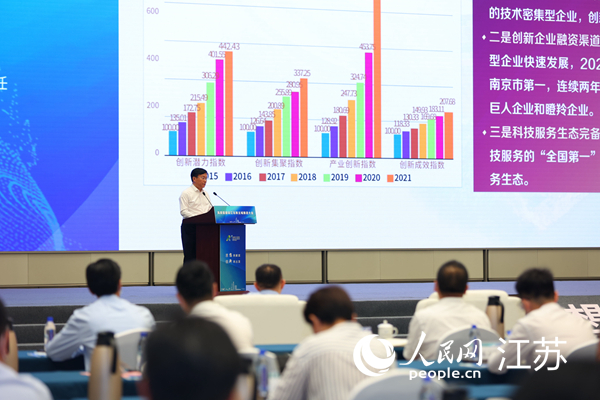 2022南京江北新區(qū)創(chuàng)新活力指數(shù)發(fā)布。江北新區(qū)供圖