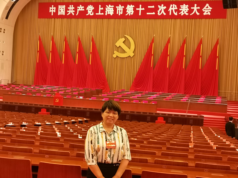 黨代表施鳳。受訪者供圖