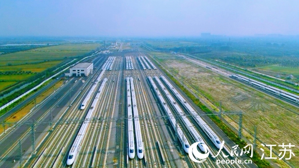 南京動車段南通動車所。人民網(wǎng)記者 王繼亮攝