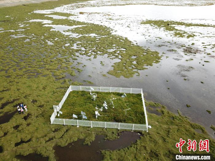 圖為玉樹隆寶高寒濕地生態(tài)氣象試驗站。　青海省氣象局 供圖
