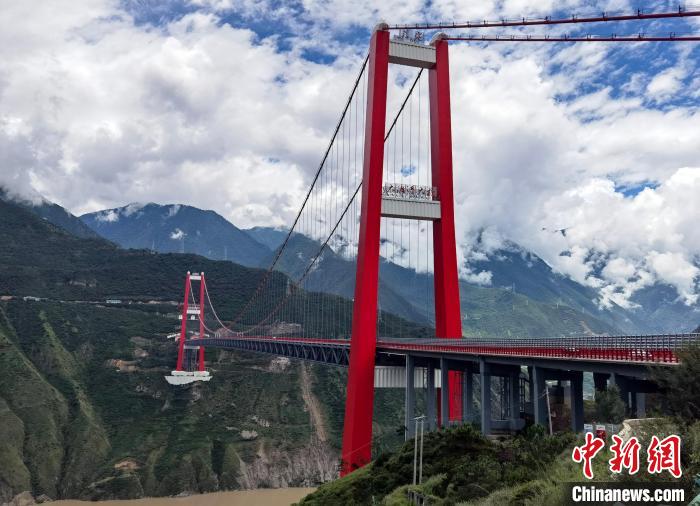 瀘定大渡河大橋。　劉忠俊 攝