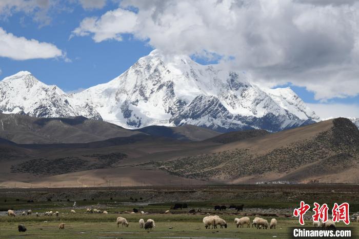 資料圖為拉薩市尼木縣境內的瓊姆崗嘎雪山?！∝暩聛硭?攝